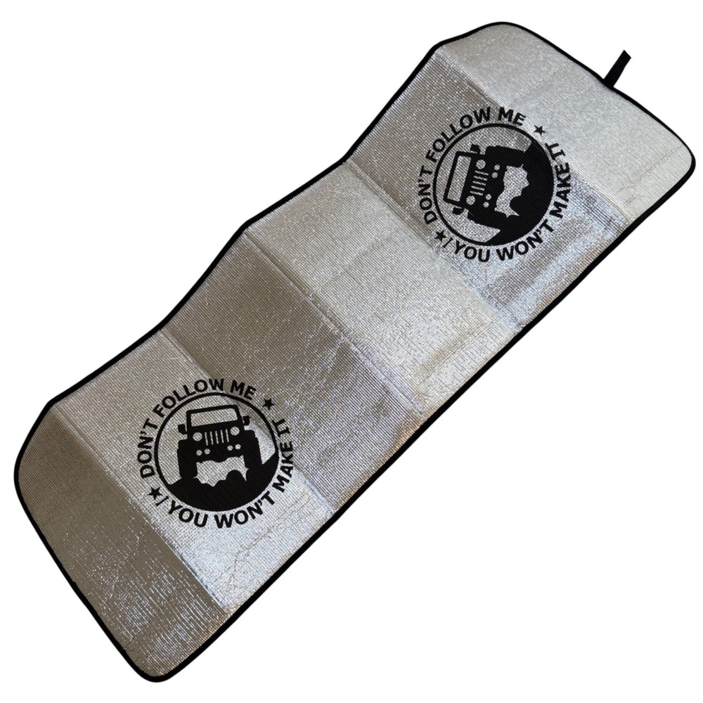 ✨Jeep‎ Windshield Sun Shade Don't Follow Me You Won't Make It Foldable